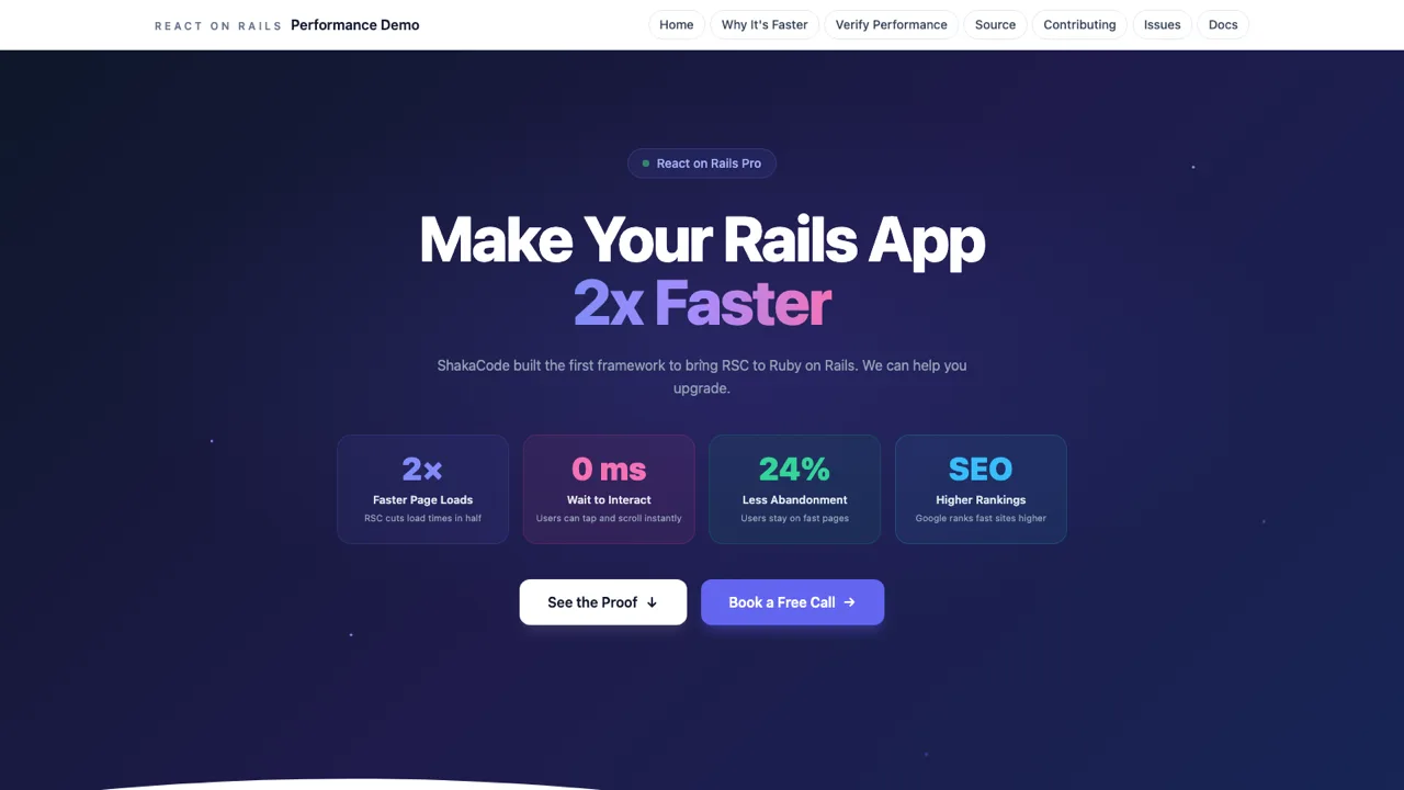 Marketplace demo screenshot
